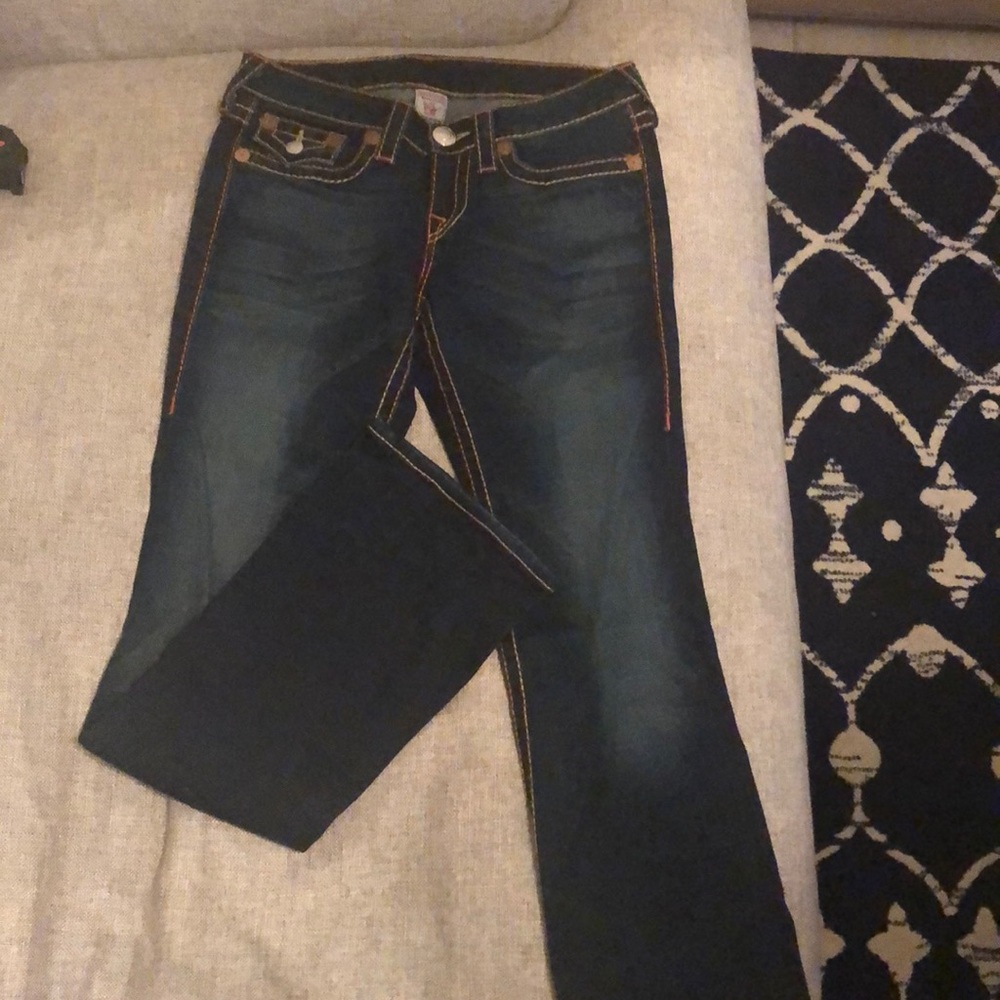 Rainbow true religion jeans!